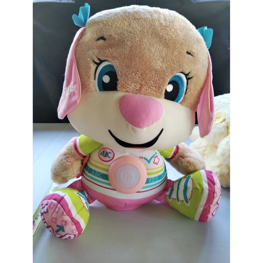 Fisher-Price Laugh & Learn So Big Sis Interactive Plush Puppy 2020 Toy GWJ81